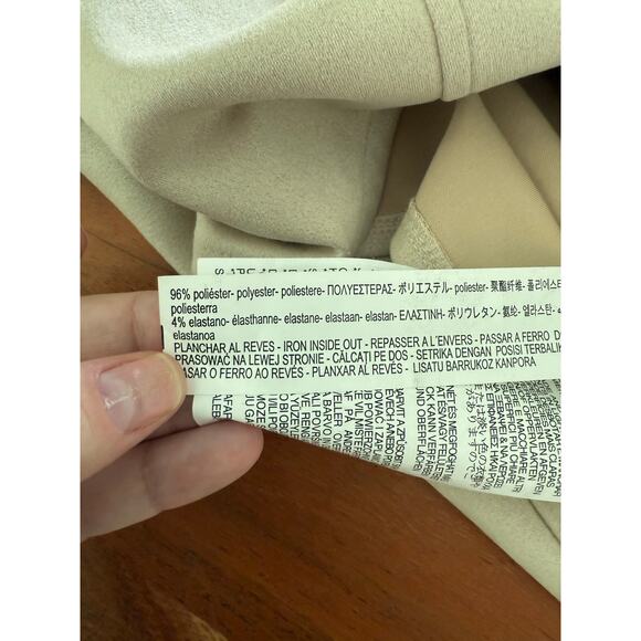 NWOT Zara Sleeveless Faux Suede Color Block Dress Size Small - Picture 6 of 6